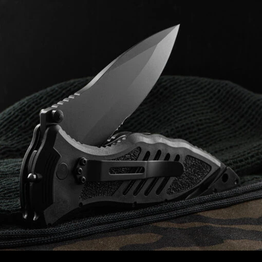 Blackhawk CQD Button Lock Folding Knife -Outdoor Survival Store BH15M311BK.6 21364.1694693974.1280.1280 26180.1694787667