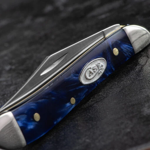 Case Peanut Blue Pearl Folding Knife -Outdoor Survival Store CA23446.1 14572.1688044599