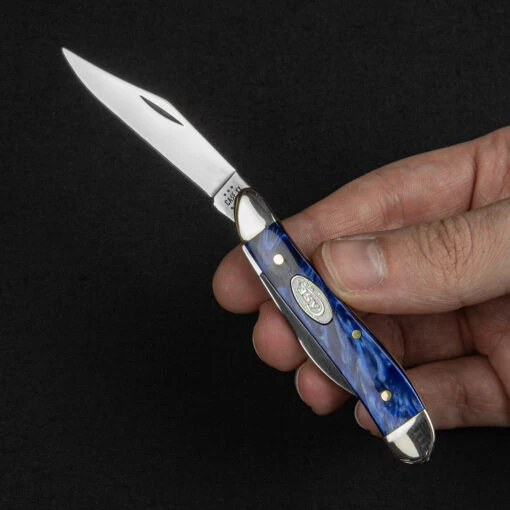 Case Peanut Blue Pearl Folding Knife -Outdoor Survival Store CA23446 30775.1688044599