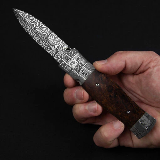 David Steier Custom Ironwood Damascus -Outdoor Survival Store CUS BS23 19 26270.1687947753.1280.1280 45882.1687963078