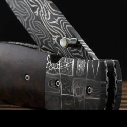 David Steier Custom Ironwood Damascus -Outdoor Survival Store CUS BS23 19det2 29125.1687947753.1280.1280 98329.1687963078