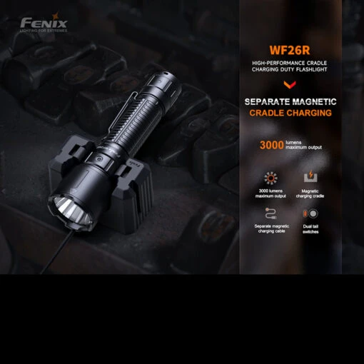 Fenix WF26R Rechargeable Base Station Worklight -Outdoor Survival Store FENIX WF26R.1 38240.1677769792.1280.1280 97585.1677852967