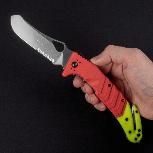 Fox ALSR 2 Rescue Knife Red -Outdoor Survival Store FOX FX 447C.3 66537.1694013181