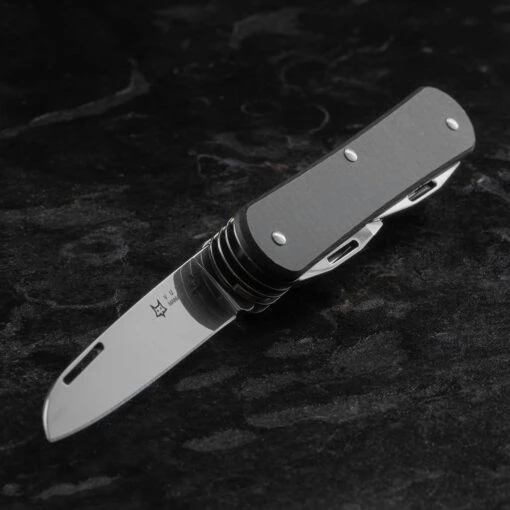 Fox Vulpis 5 Carbon Fibre Penknife -Outdoor Survival Store FOX FX VP130 SF5CF.2 50217.1688656809