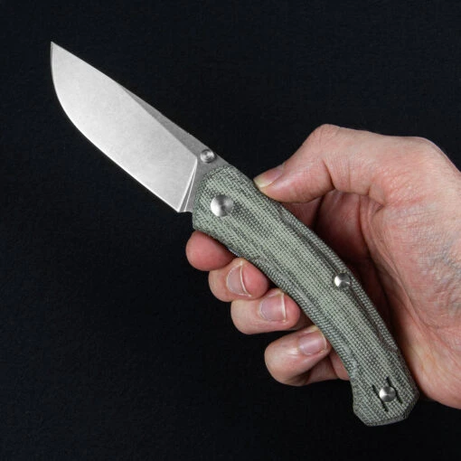 Giant Mouse ACE Iona V2 Micarta Folding Knife -Outdoor Survival Store GM IONAV2 GRN.1 45826.1694013880.1280.1280 30992.1694174761