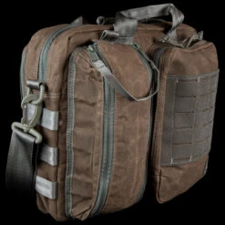 Magforce Recruit Briefcase Waxed Canvas -Outdoor Survival Store MF W0343 BR.2 40315.1689693188.1280.1280 40922.1689945535