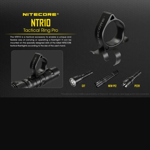 Nitecore NTR10 Tactical Ring -Outdoor Survival Store NTR10det 89206.1659708131