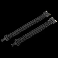 RCP AustriAlpin COBRA Paracord Bracelet Black -Outdoor Survival Store RCP PB BK BLK 802 32995.1665490943