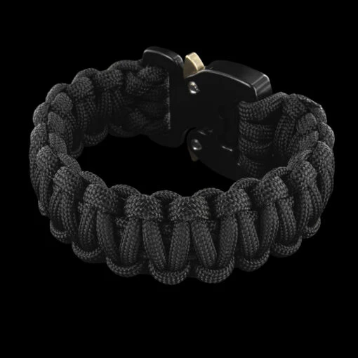 RCP AustriAlpin COBRA Paracord Bracelet Black -Outdoor Survival Store RCP PB BK BLK 804 98896.1665490943