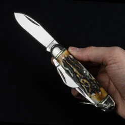 Rough Rider Kamp King Cinnamon Folding Knife -Outdoor Survival Store RR2424 73396.1685442924