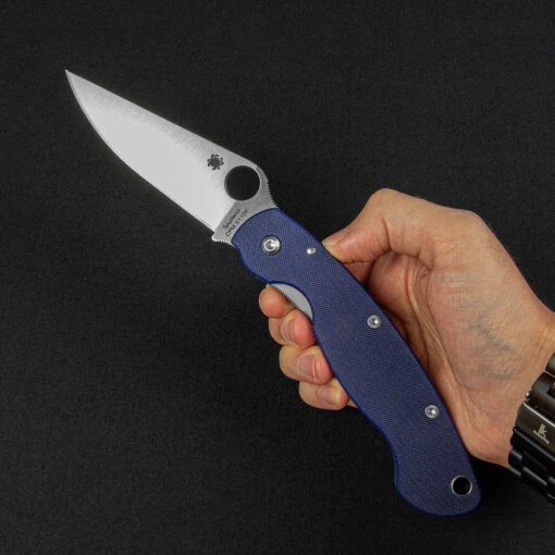 Spyderco Mili Model CPM S110V Folding Knife -Outdoor Survival Store SC36GPDBL.1 87173.1695656523.1280.1280 22600.1695724104