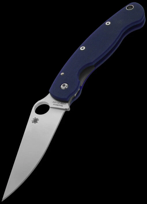 Spyderco Mili Model CPM S110V Folding Knife -Outdoor Survival Store SC36GPDBL 35811.1695656522.1280.1280 60455.1695724104