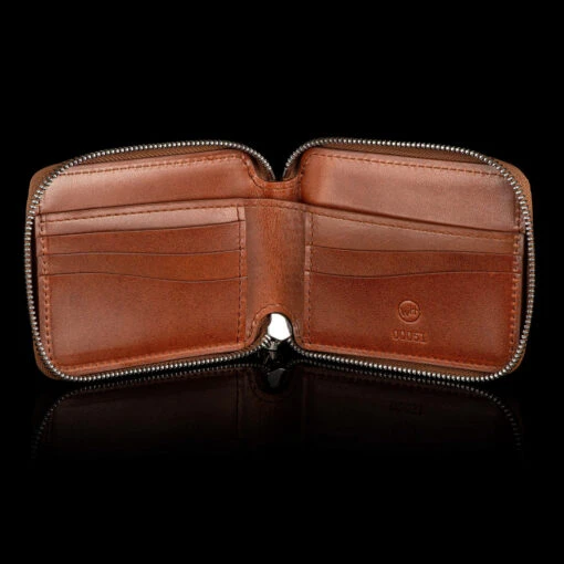 William Henry Bourbon Zip Bi-Fold -Outdoor Survival Store WH ZBF HAR BRN DBdet3 68769.1625055544.1280.1280 84900.1625055564