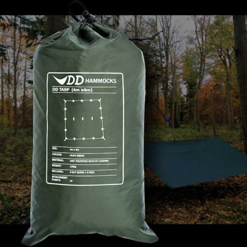 DD Hammocks 4 X 4 Tarp -Outdoor Survival Store dd 011det4 04624.1588583228