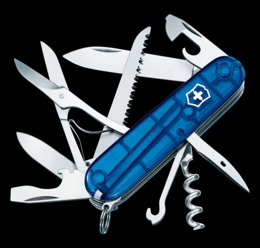 Victorinox Huntsman Blue Transparent -Outdoor Survival Store huntsman 70408.1648462190