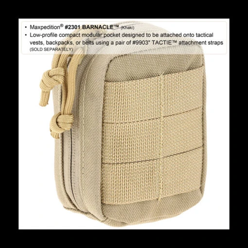 Maxpedition Barnacle Pouch -Outdoor Survival Store maxp 2301det13 31089.1674830396