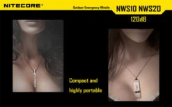 Nitecore Single Chamber Whistle -Outdoor Survival Store nitecore nws10det3 89701.1587389204