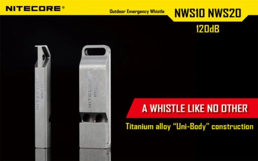 Nitecore Single Chamber Whistle -Outdoor Survival Store nitecore nws10det 03520.1587389198