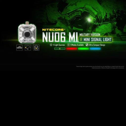 Nitecore NU06MI Mini Signal Light Military Version -Outdoor Survival Store nu06military 10416.1670928066