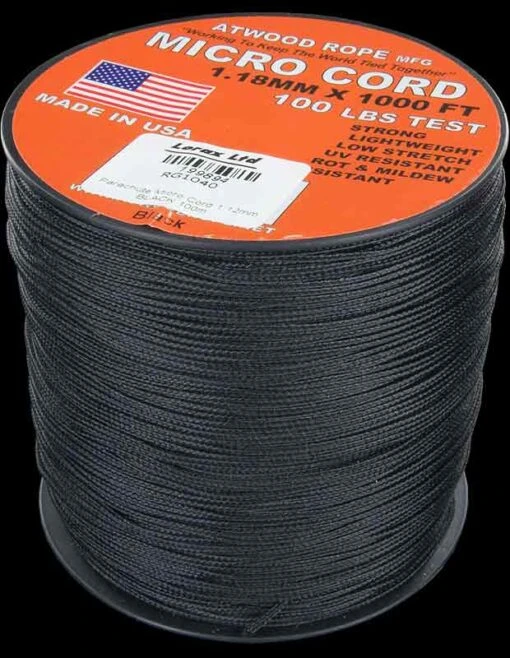 Atwood Rope Micro Cord - 300 Metres -Outdoor Survival Store rg1042det2 44125.1690372401